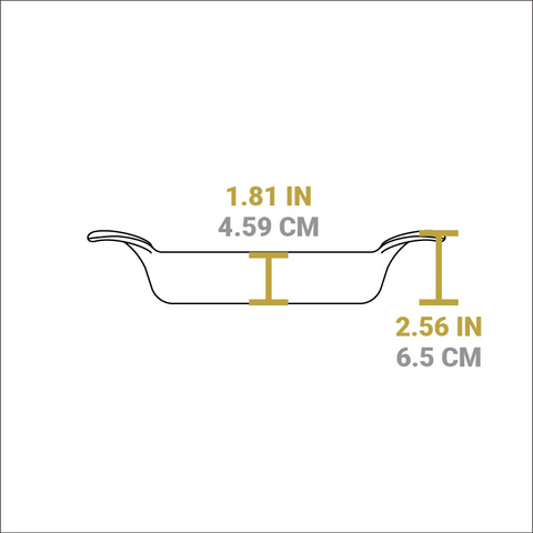 Heat-Treated 36 Ounce Oval Cast Iron Server