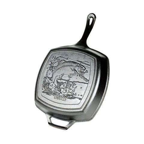 Wildlife Square Grill Pan with Fish