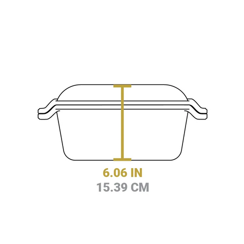 Chef Collection 6 Quart Double Dutch Oven