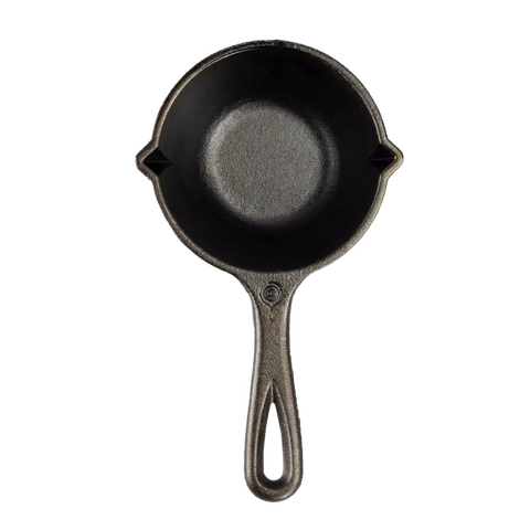 Seasoned Cast Iron Melting Pot