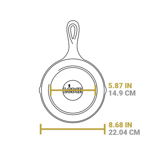 Essential Seasoned Cast Iron Skillet Set