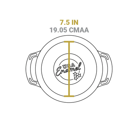USA Enamel™ Cast Iron Dutch Oven